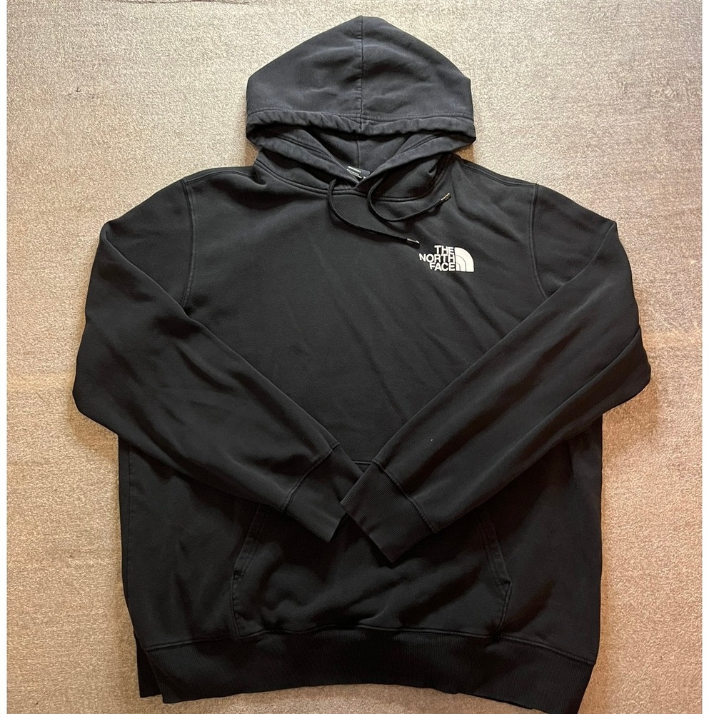 The North Face Mens Black Doin It Outside Graphic Hoodie Sweatshirt XL